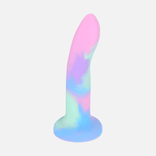 Noon Non Vibrating Dildo Colorful Rainbow Dream Spot