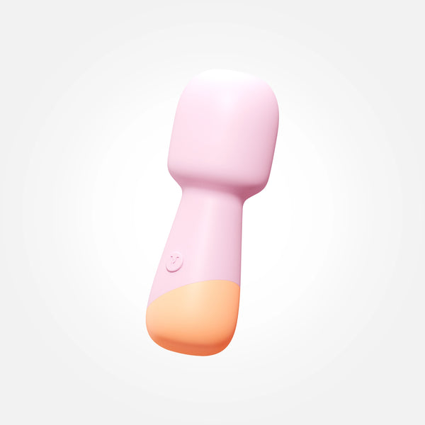 Peachy Rechargeable Mini Wand Vibrator  Vush Stimulation
