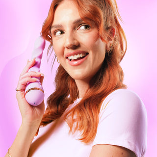 Siren - Purple Rechargeable Twist Vibrator with Gyrating Tip