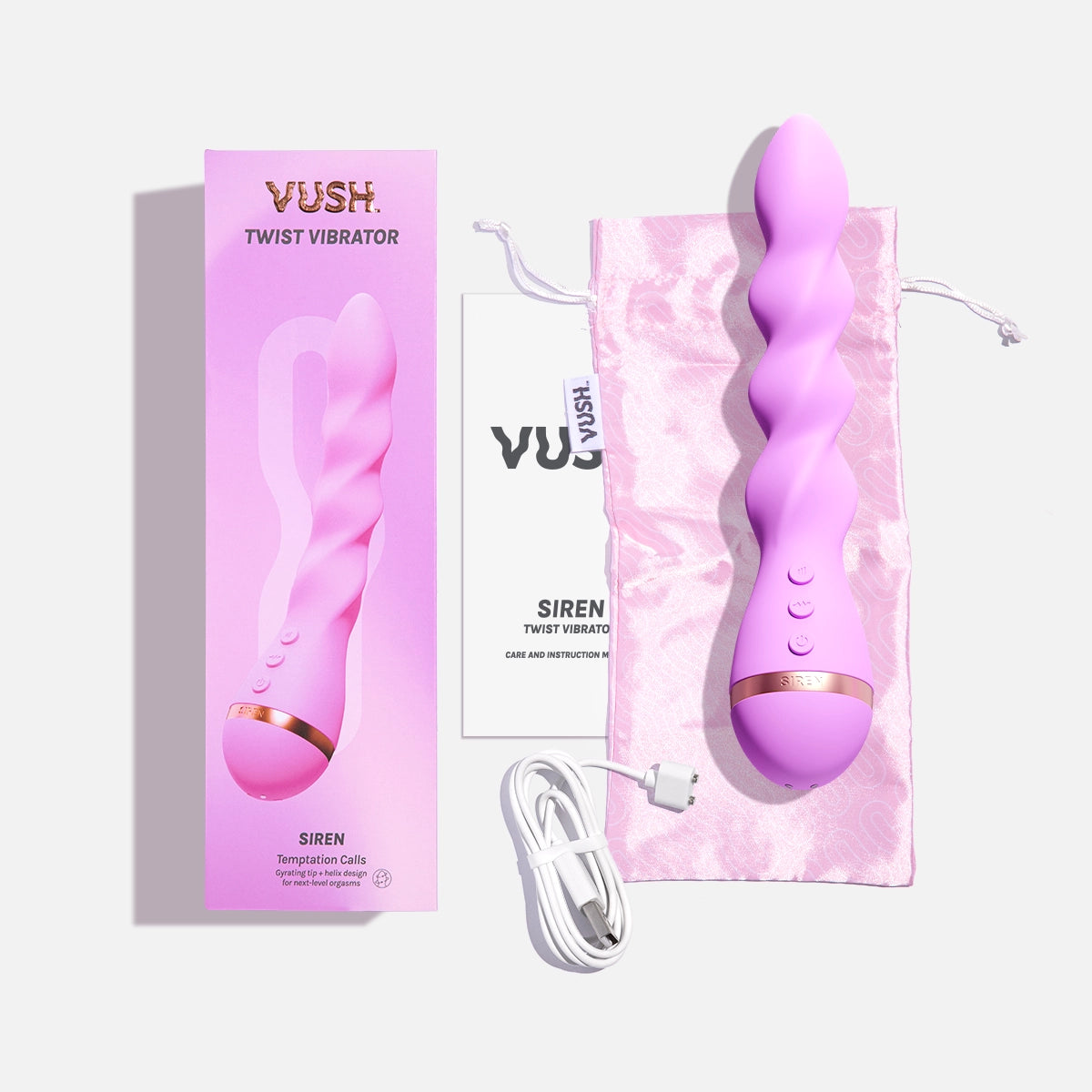 Siren Twist Vibrator Vush Stimulation Siren Twist Vibrator Vush Stimulation
